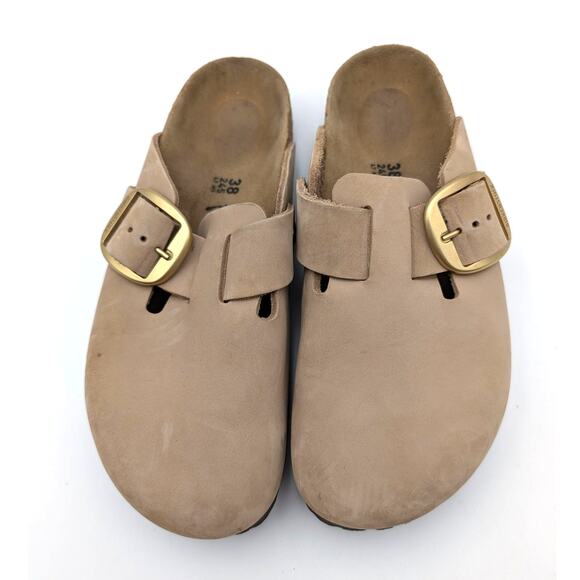 Birkenstock Boston Big Buckle Clogs Unisex Tobacco Brown Size US W7/M5 EU38 - Picture 11 of 11